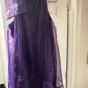 Elegant Purple Wedding Dress